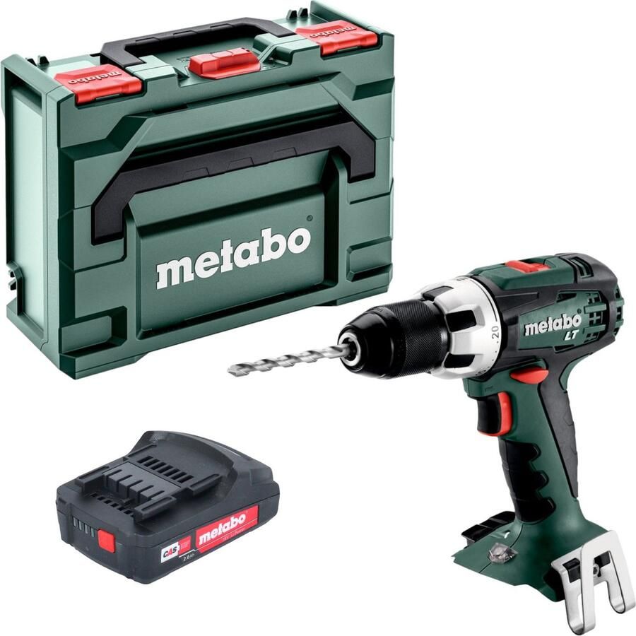 Metabo BS 18 LT accuboormachine 18 V 60 Nm + 1x accu 2.0 Ah + X zonder lader