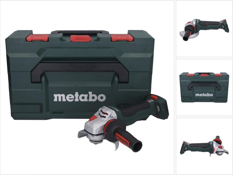 Metabo WPBA 18 LTX BL 15-125 Quick DS accu haakse slijper 18 V 125 mm borstelloos + X ( 601734840 ) zonder accu zonder lader