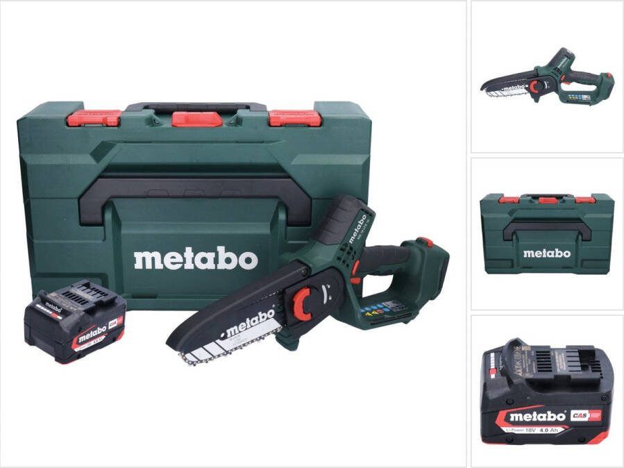Metabo MS 18 LTX 15 accusnoeizaag 18 V 15 cm 5 m s + 1x accu 4.0 Ah + X zonder oplader