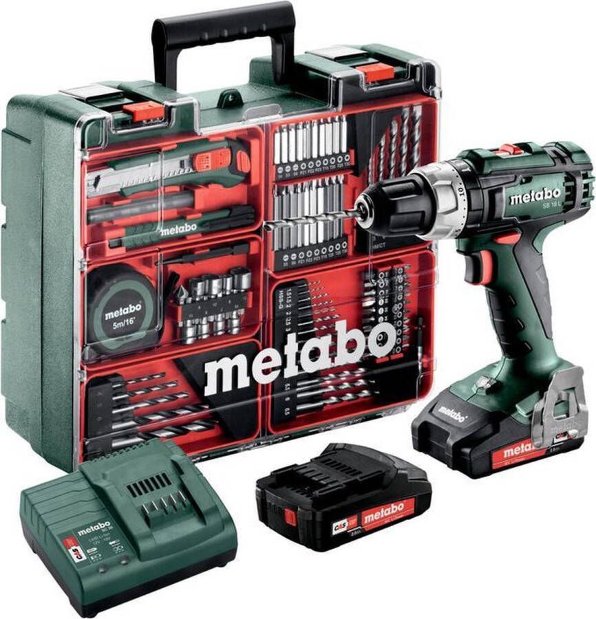 Metabo SB 18 L Mobile workshop 2x 2 0 Ah | Elektrisch gereedschap | Outdoor&Vrije tijd Gereedschap | 602317870