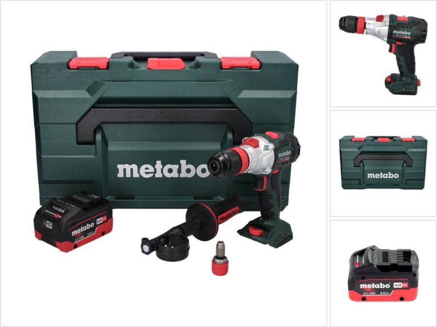 Metabo SB 18 LTX BL Q I Accu-slagboormachine 18 V 130 Nm borstelloos + 1x oplaadbare accu 5 Ah + X zonder lader