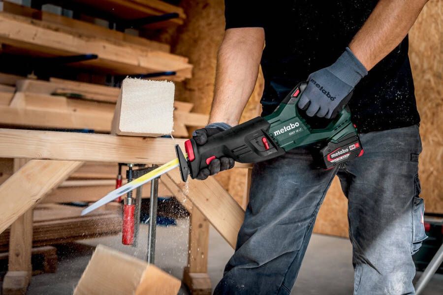 Metabo SSEP 18 LT Accu-reciprozaag 601616850 Zonder accu Zonder lader 18 V