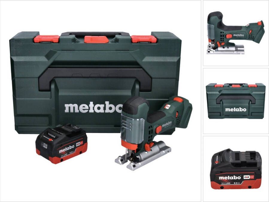 Metabo STA 18 LTX 100 accudecoupeerzaag 18 V + 1x accu 8.0 Ah + X zonder lader