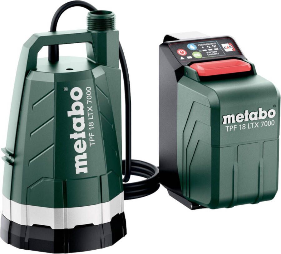 Metabo TPF 18 LTX 7000 Akku 601748850 Dompelpomp 7000 l h 9 m