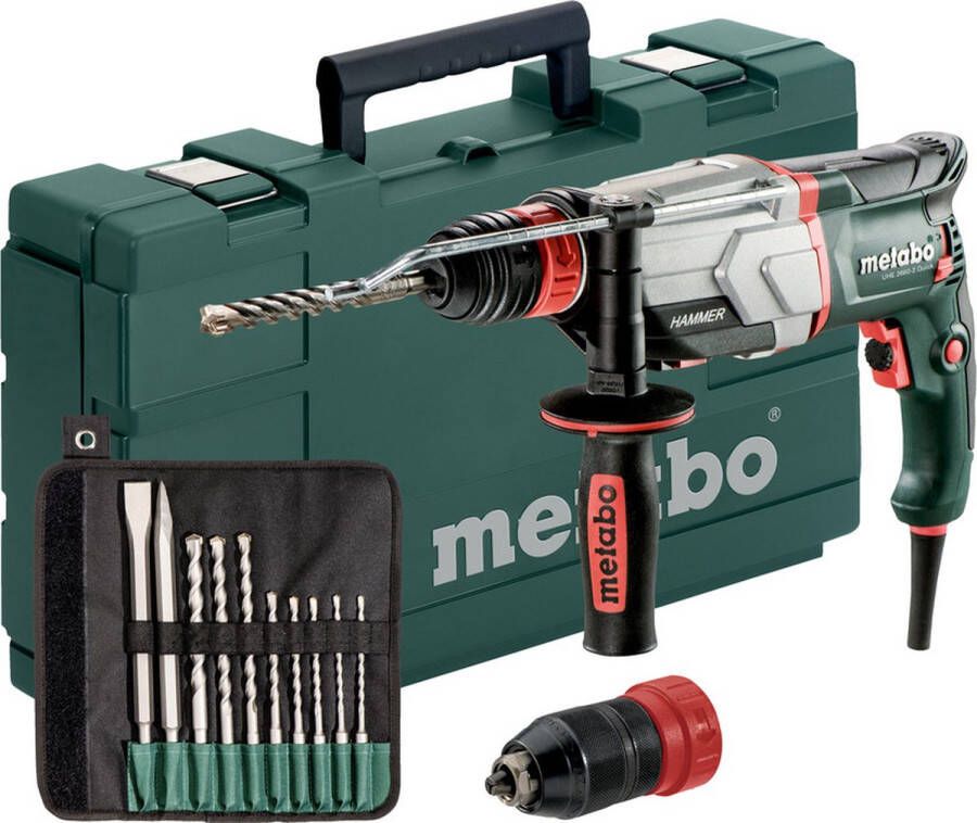 Metabo UHE 2660-2 Quick Set Multihamer+10 delig boor beitelset