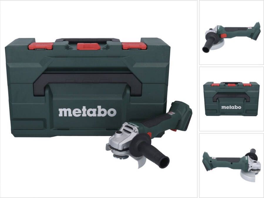 Metabo W 18 L BL Haakse slijper 125 mm Draadloos Inclusief x