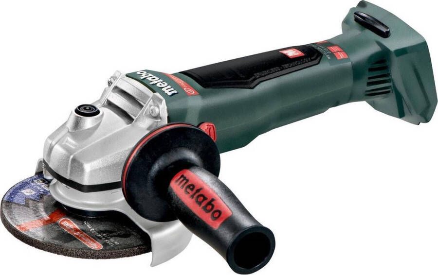 Metabo WB 18 LTX BL 125 QUICK 18V Li-Ion Accu haakse slijper body in X 125mm koolborstelloos