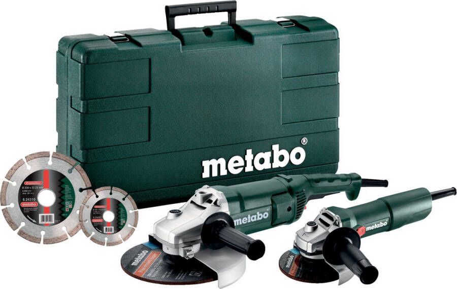 Metabo WE 2200-230 + W 750-125 685172510 Haakse slijper Incl. koffer