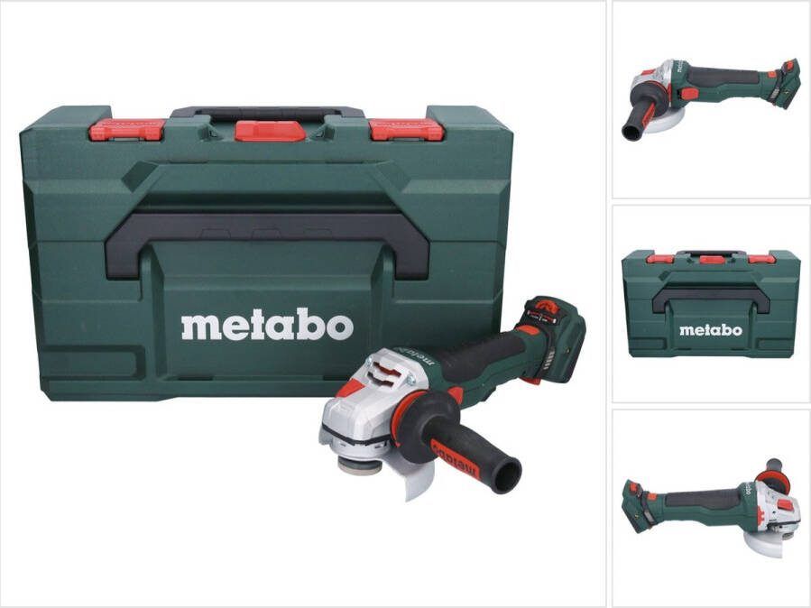 Metabo WVB 18 LTX BL 15-125 Quick accu haakse slijper 18 V 125 mm ( 601731840 ) borstelloos + X zonder accu zonder lader