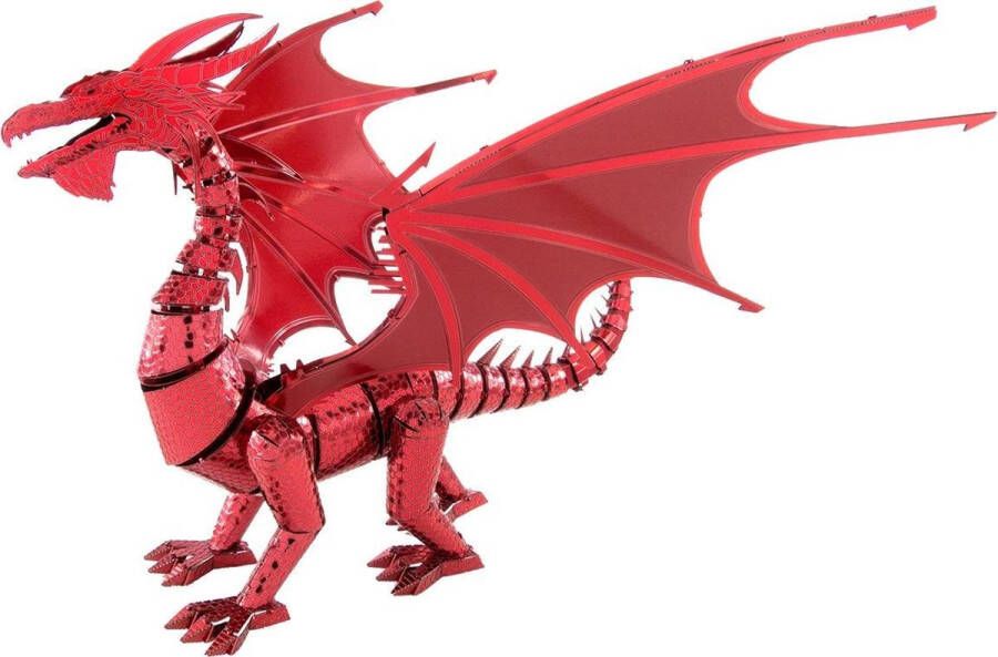 Metal earth Fascinations Iconx Red Dragon Modelbouwset