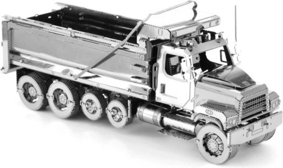 Metal earth Freightliner 114SD vrachtwagen kipper – Metalen bouwpakket – 10 cm