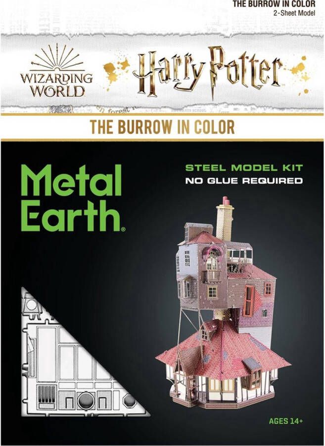 Metal earth Harry Potter The Burrow in Color