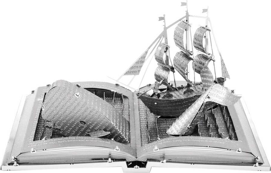 Metal earth Moby Dick Book Sculpture Modelbouwset