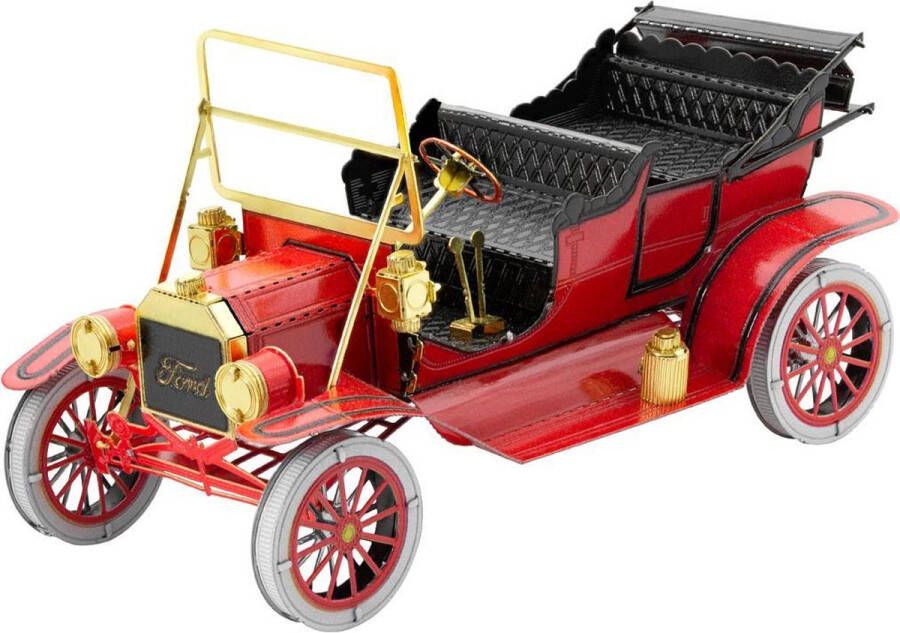 Metal earth modelbouw metaal 1908 Ford Model T rood