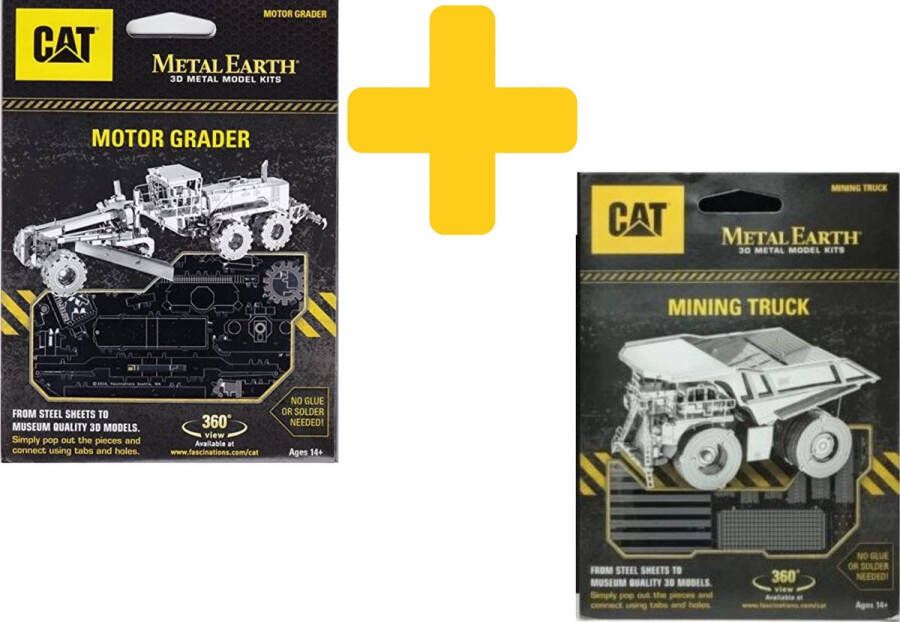 Metal earth modelbouw metaal voordeelpakket CAT serie