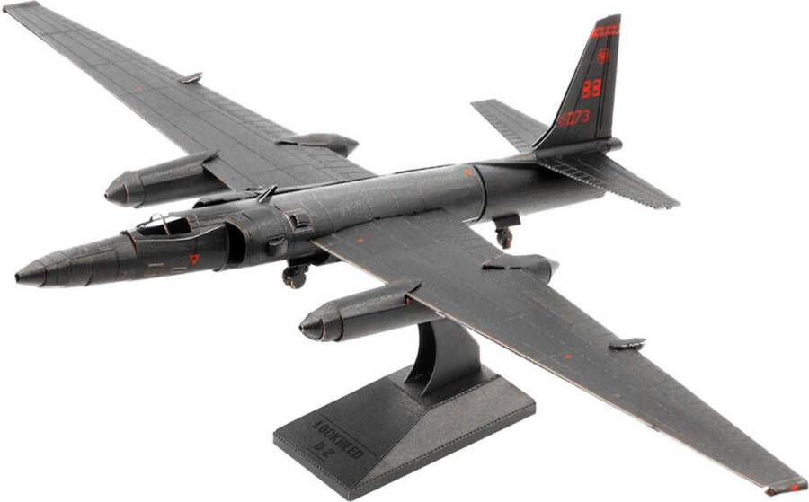 Metal earth Modelbouwset U-2 Dragon Lady Staal Zwart 2-delig