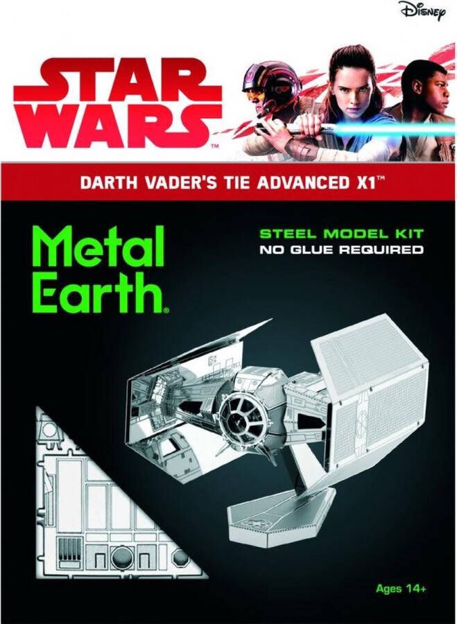 Metal earth Star Wars Darth Vader's Tie Fighter 3D puzzel