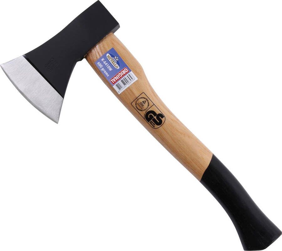 Metallo Bijl Traditionele Houten Steel 360 mm 600 grams