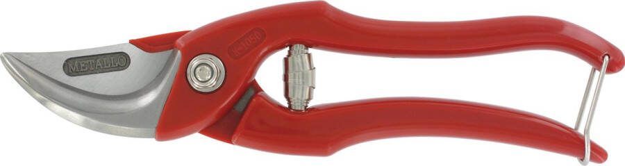 Metallo Gesmede Snoeischaar Ergonomische Handgrepen 215 mm Rood