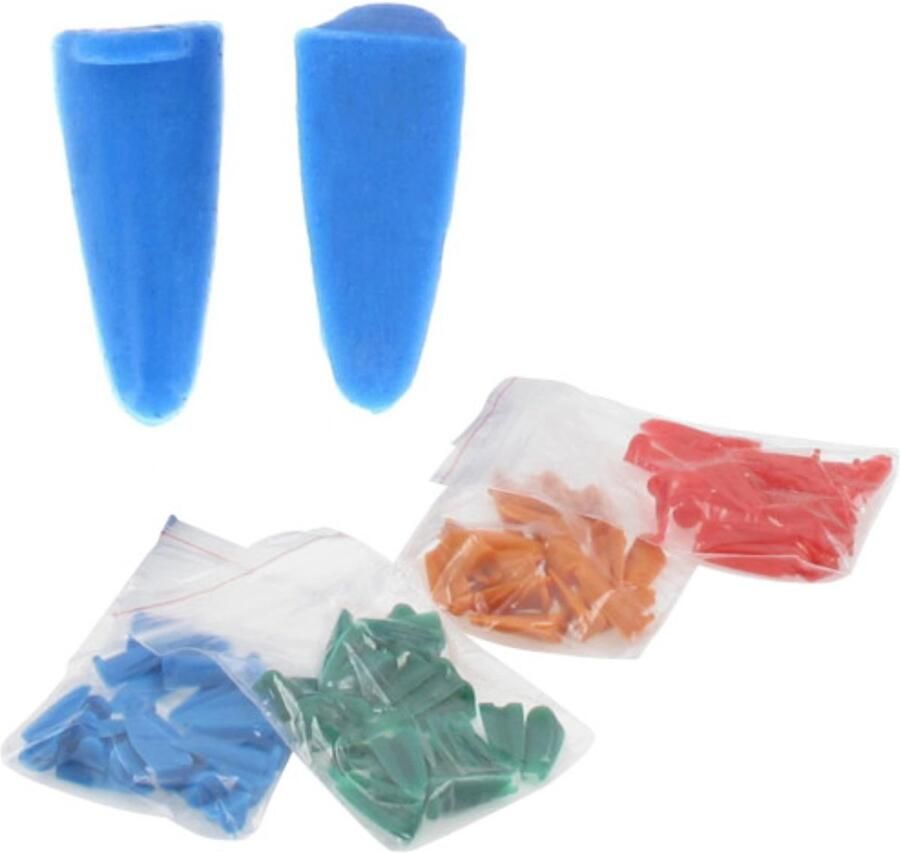 Metallo Set van 25 pluggen 0mm blauw Origineel Reserveonderdelen Eenvoudige installatie