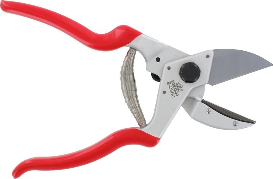 Metallo Snoeischaar Aambeeld Aluminium Verchroomd Snijblad 210 mm Rood