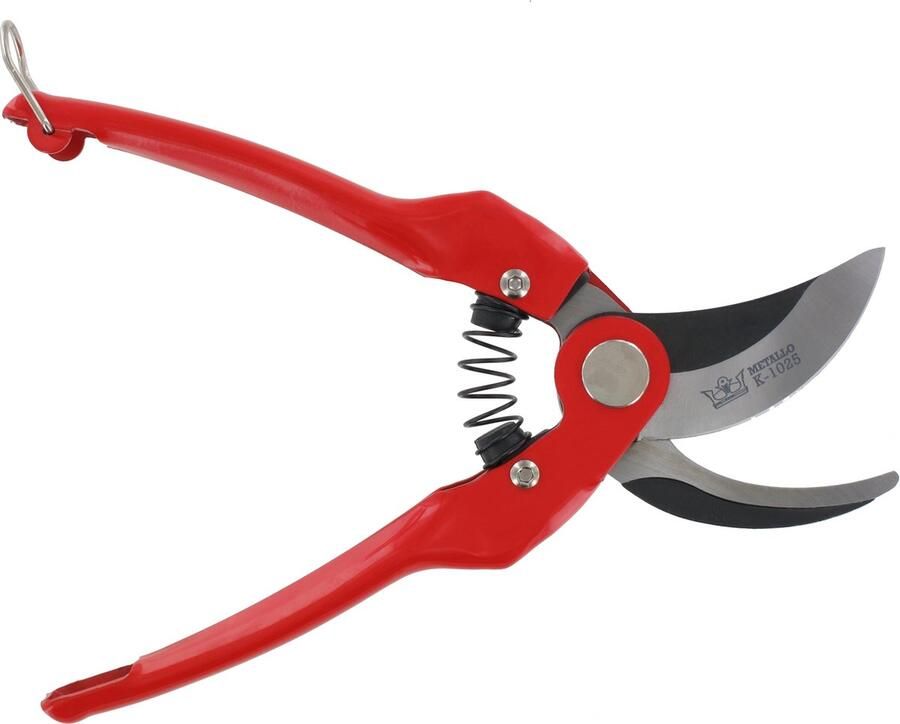 Metallo Snoeischaar Duurzaam Staal Ergonomische Grip 220 mm Rood