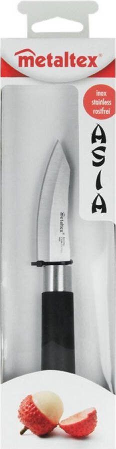 Metaltex Officemes Asia 19 Cm Rvs polypropyleen Zwart zilver