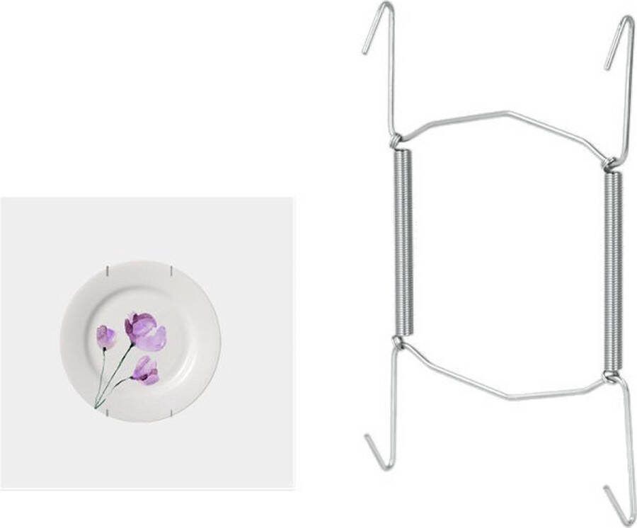 Metaltex Bordenhanger 9-18 Cm Staal Zilver