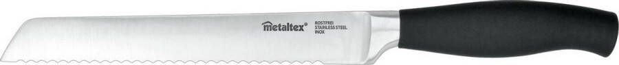 Metaltex Broodmes Comfort 33 Cm Rvs Zwart Zilver