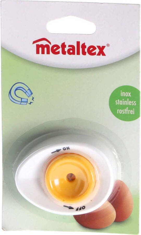 Metaltex Eierprikker 7 X 5 Cm Wit geel Keukenhulp Eieren