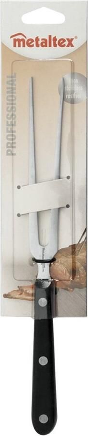 Metaltex Professional Vork 28.5 Cm Rvs Zwart