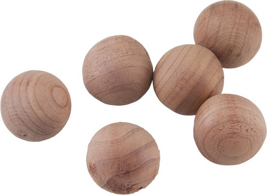 Metaltex Mottenballen 2 Cm Cederhout Bruin 6 Stuks