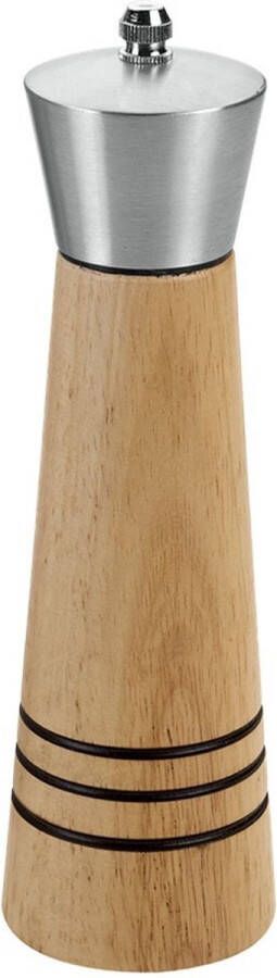 Metaltex Peper- of zoutmolen Kruidenmolen 21 cm Hout en RVS Handig in gebruik Peper Zout