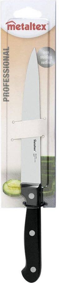 Tomado Metaltex Professional Universeel Koksmes 28 cm Zwart RVS