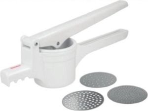 Metaltex Puree- En Fruitpers Pressy 25 X 17 Cm Rvs Wit 4-delig