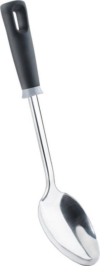 Metaltex Serveerlepel Maximo 34 Cm Rvs Zilver zwart