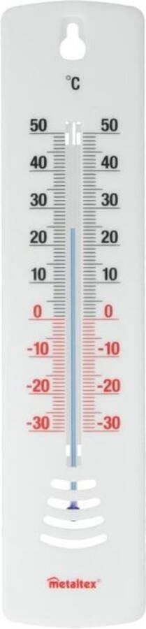 Metaltex Thermometer Binnen buiten 25 Cm Wit