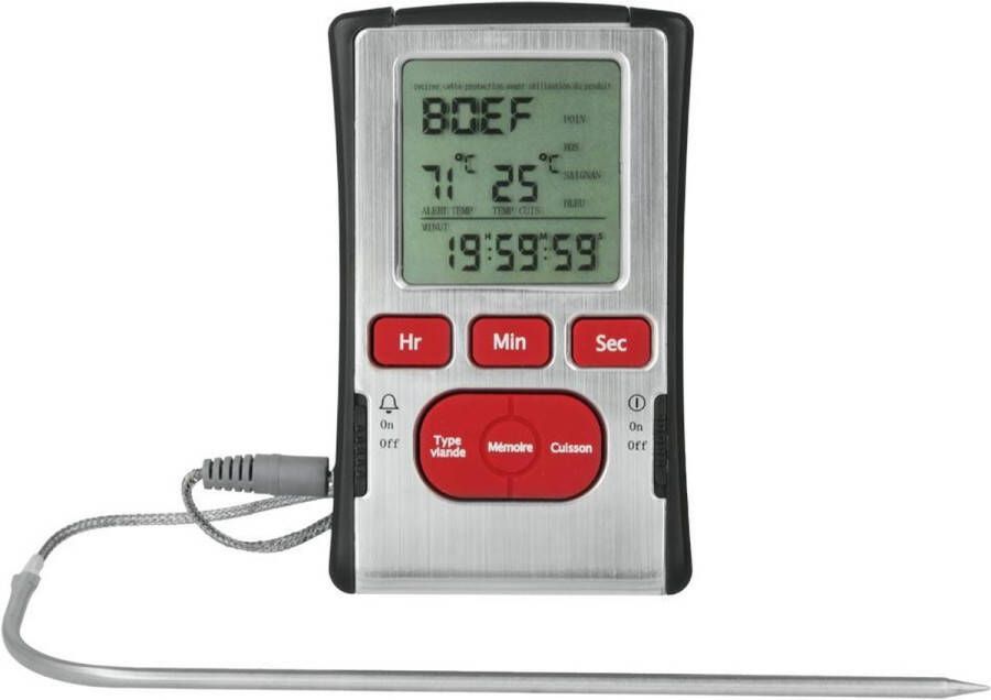 Metaltex Thermometer met sensor (-20 t m +250 graden Celcius)