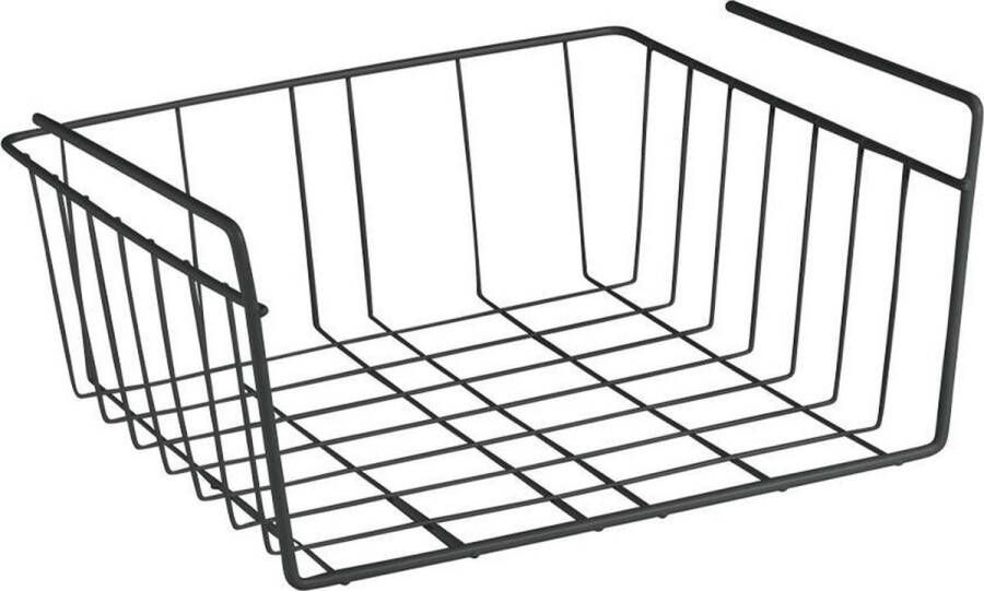Metaltex Tomado Hangmand zwart metaal 30 cm 363730 038 Ophangen zonder boren
