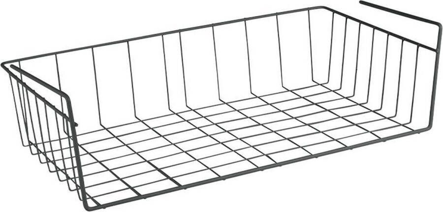 Metaltex Tomado Hangmand zwart metaal 50 cm 363750 038 Ophangen zonder boren