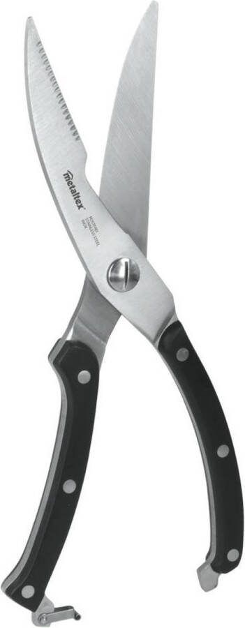 Metaltex wildschaar RVS Handgreep bakelite voor gevogelte 25 cm