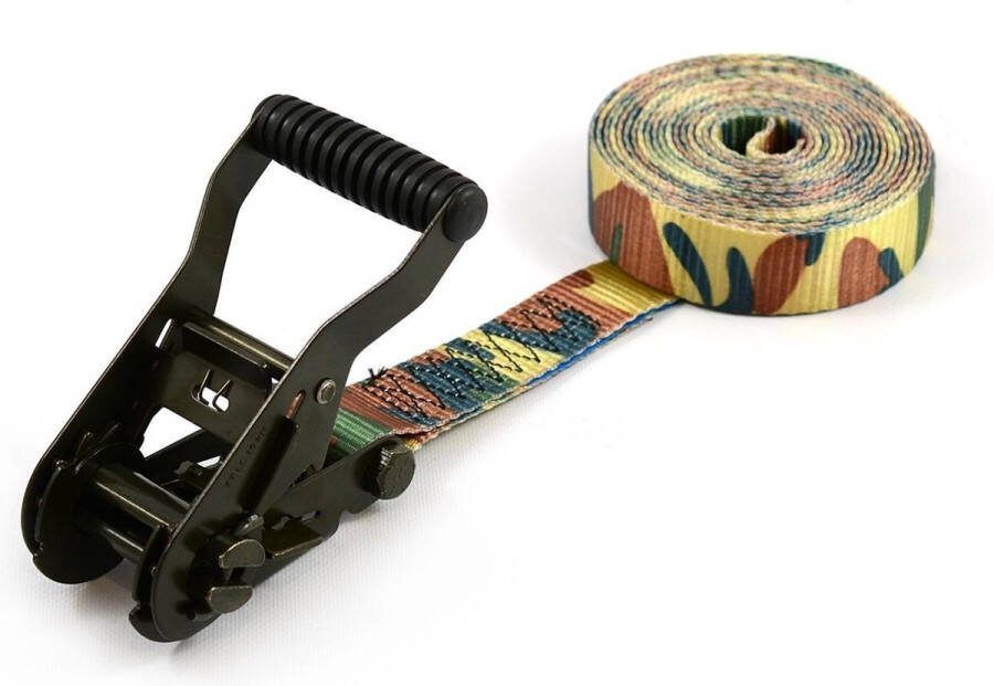 Metaltis Spanband (sjorband) 2 5T 35mm 1-delig met ratel Army green (camouflage) 5m