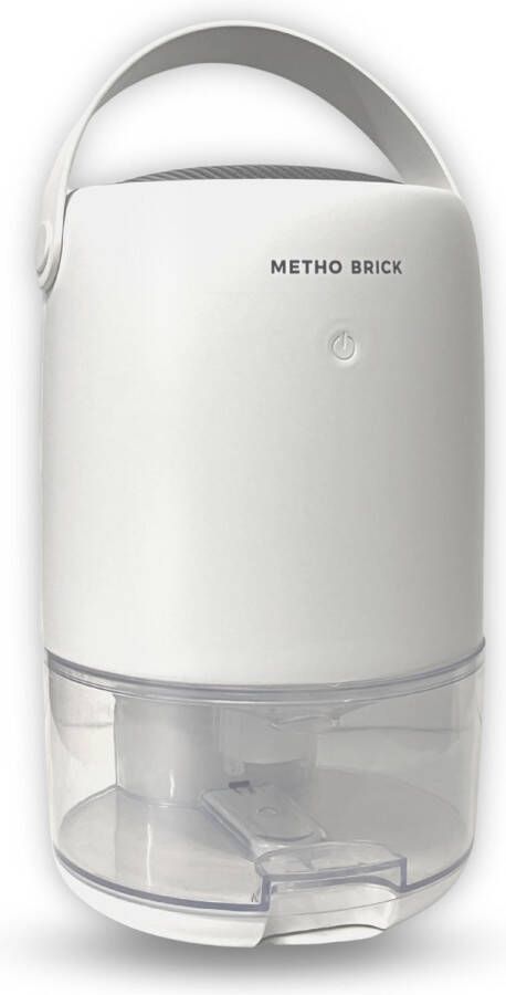 MethoBrick Luchtontvochtiger Ontvochtigt 450ml Per Dag LED Geschikt voor Woonkamer Slaapkamer & Badkamer Wit