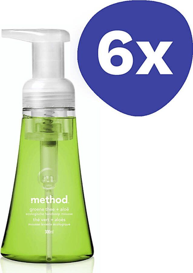 Method Foaming Handzeep Groene Thee (6x 300ml)