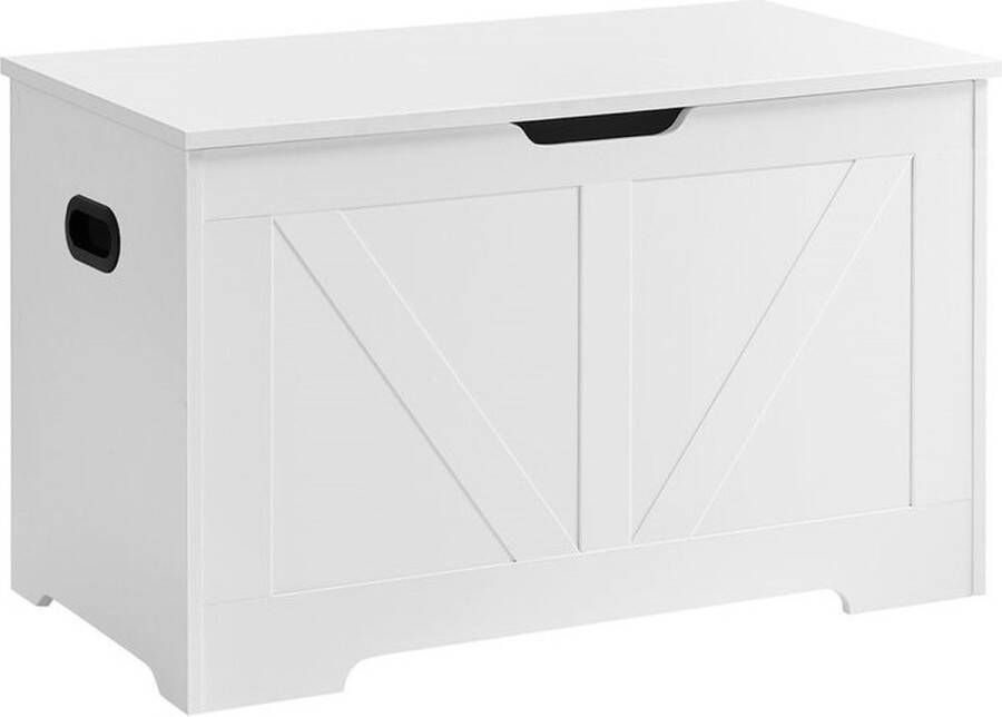 Meubel Gigant Opbergkist Bank met opbergruimte 40x80x46cm Wit