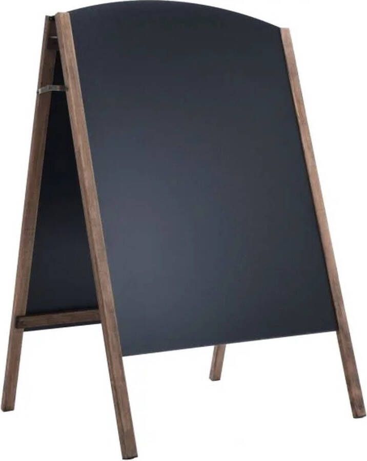 Meubelexpert Houten leisteen ladeplank vloerplank krijtbord schildersezel 60 * 6 * 101 cm