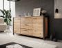 Meubella Dressoir Acapulco Eiken Zwart 180 cm - Thumbnail 1