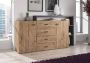 Meubella Dressoir Bello Eiken Antraciet 180 cm - Thumbnail 1