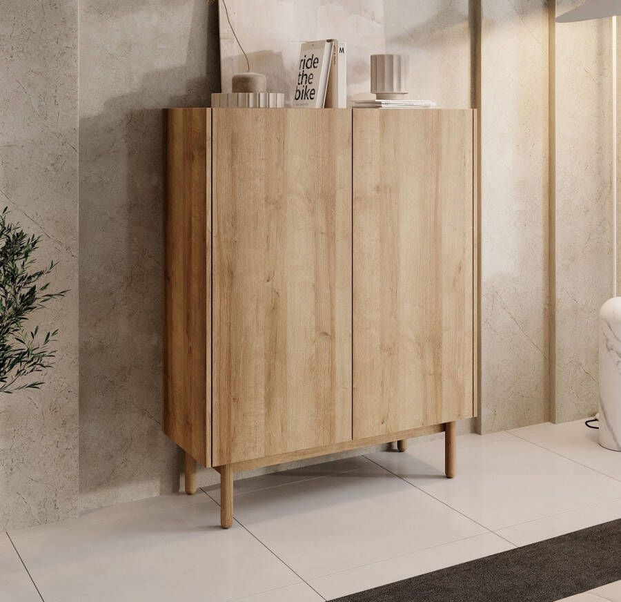 MEUBELLA Dressoir Cayenne Eiken 97 cm