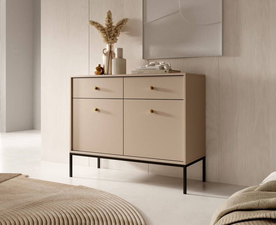 Meubella Dressoir Moreno Beige 104 cm